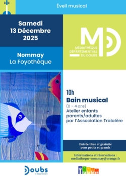 Bain musical pour les 0 - 4 ans