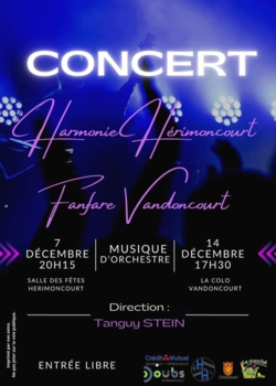 Concert de l'harmonie d'Hérimoncourt